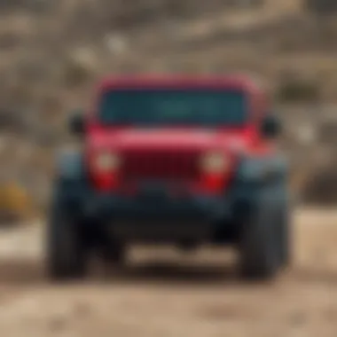 Rugged Exterior Design of the Wrangler 4xe Sport Wrangler 4xe Sport showcasing its rugged exterior design