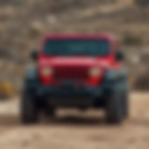 Rugged Exterior Design of the Wrangler 4xe Sport Wrangler 4xe Sport showcasing its rugged exterior design